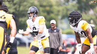 Steelers Won't Move Off Kenny Pickett Any Time Soon According To A Definitive Colin Cowherd (Steelers News). Photo by Jordan Schofield / SteelerNation (X: @JSKO_PHOTO)